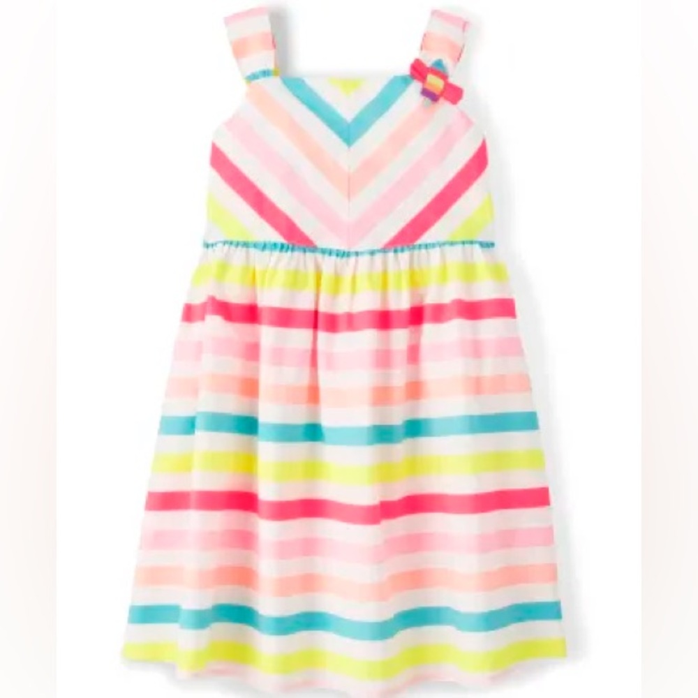 Gymboree Girls Striped Babydoll Dress